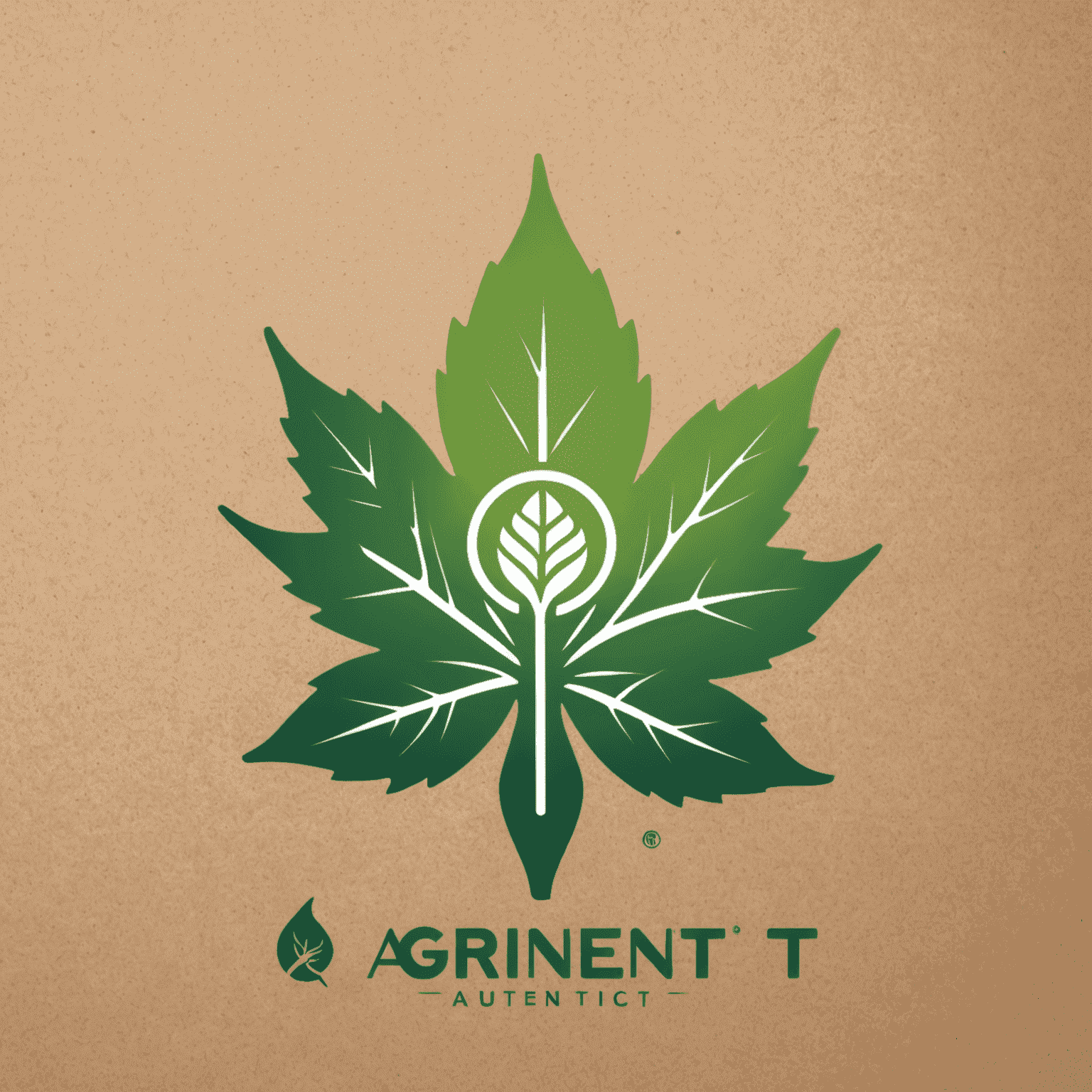AgriNext logo featuring a stylized leaf and gear icon, representing the fusion of nature and technology in modern farming